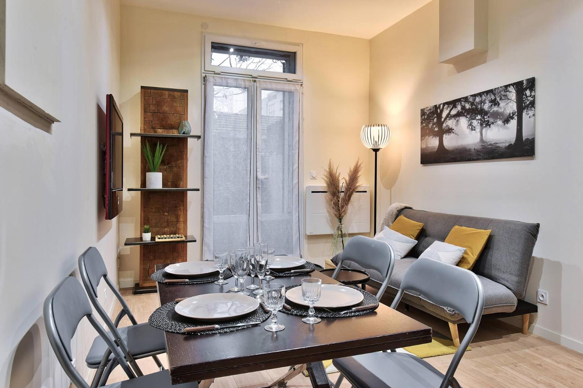 L'Appart Chic - Terrasse - Proche Lyon & Tram 维勒班 外观 照片